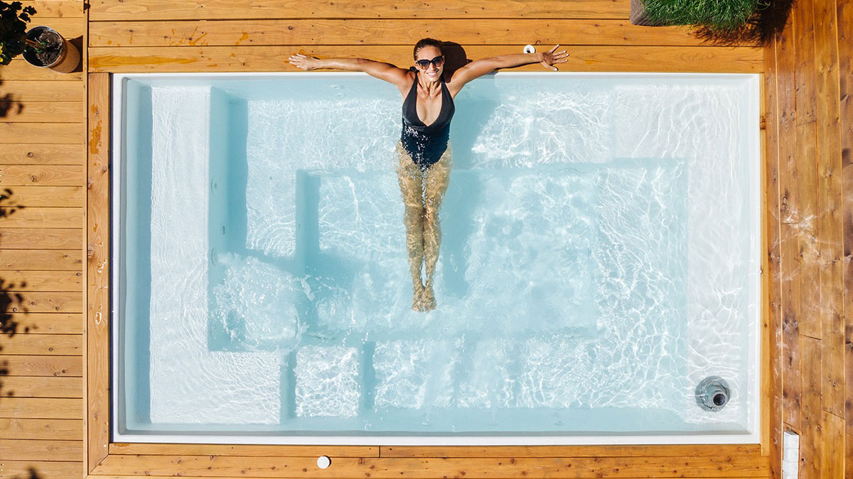 Nouvelle mini-piscine relaxante Gaia